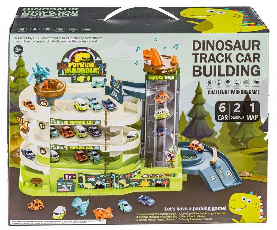 Automobilių trasa - Dinozaurų parkas vaikams
