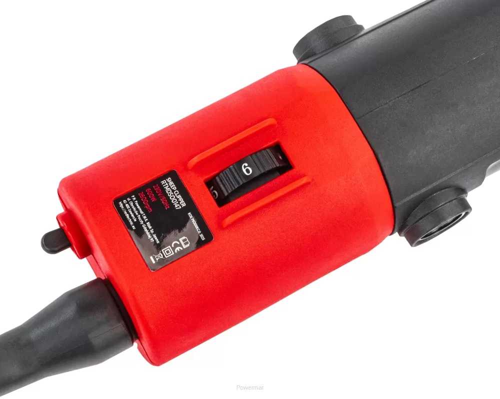 Red Technic Avies kirpimo mašinėlė, gyvūnų kirpimo mašinėlė, 600W galia, 78mm ašmenys, profesionali avies kirpimo mašinėlė