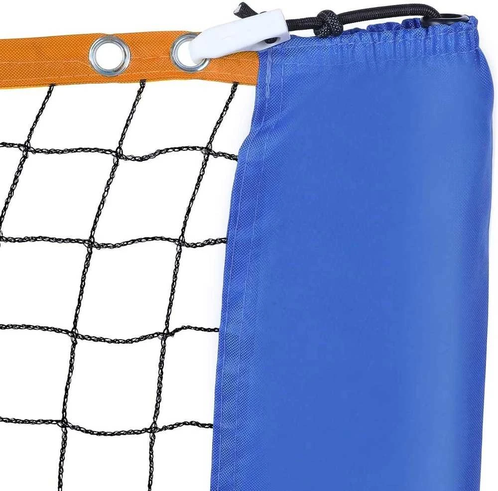 Badmintono tinklas su rėmu badmintonui, tinklinio, teniso, reguliuojamo aukščio, nešiojamas, lauko, vidaus, treniruotėms