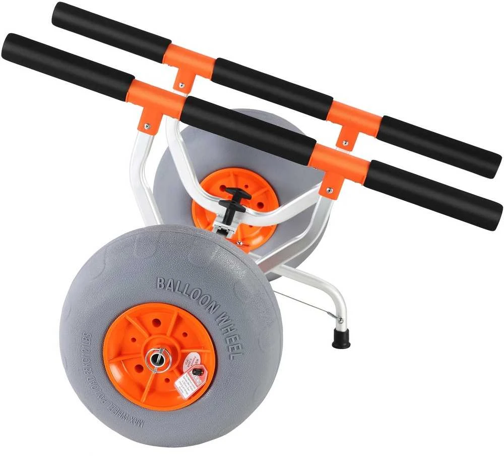 VEVOR Sulankstomas kajako vežimėlis su 12 cm ratais