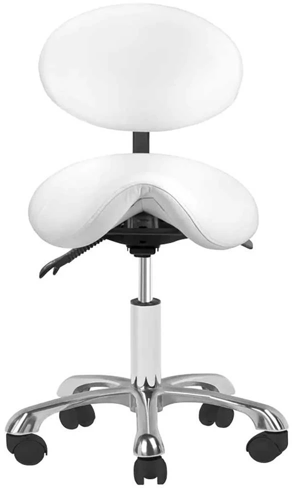 Activeshop Kosmetologinė meistro kėdutė COSMETIC STOOL GIOVANNI Baltas