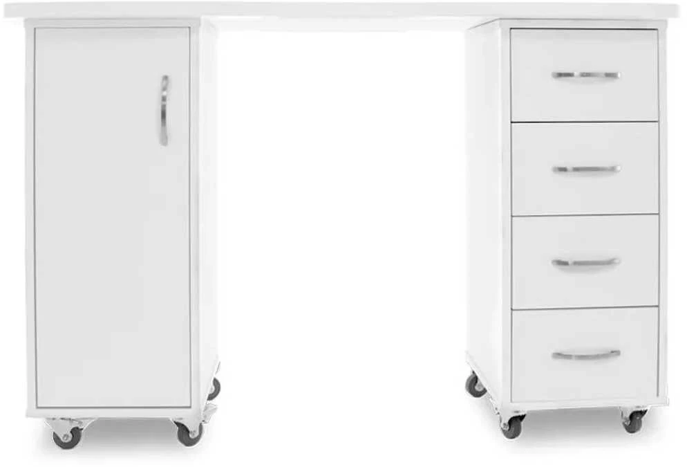 Activeshop Kosmetologinis stalas CABINETS Baltas