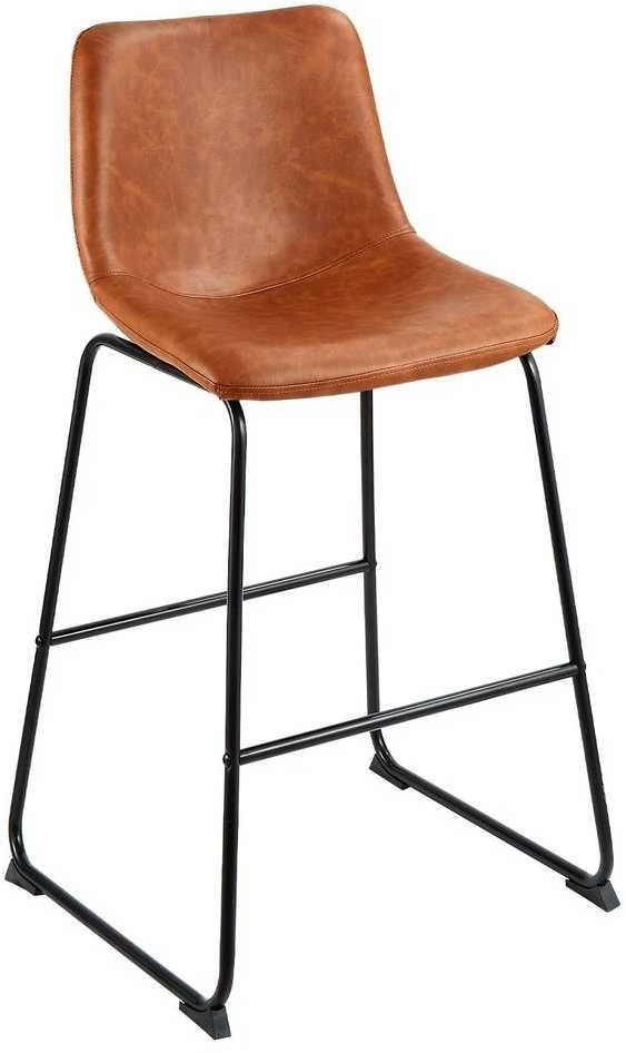 VEVOR modernios rudos baro kėdės komplektas (4 vnt.)