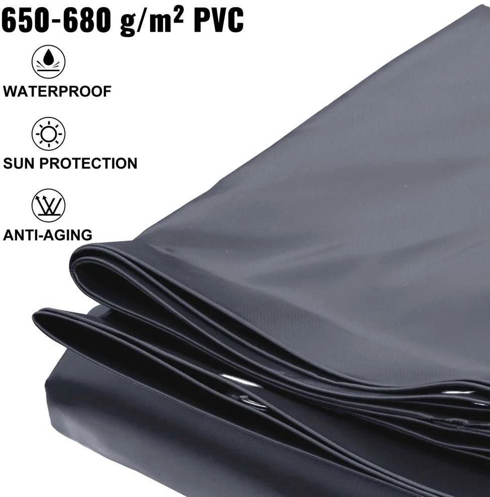 Baseino apsauginis uždangalas 3.5x6 m, PVC medžiaga, žieminė apsauga