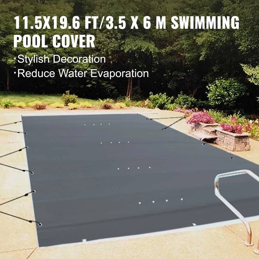 Baseino apsauginis uždangalas 3.5x6 m, PVC medžiaga, žieminė apsauga