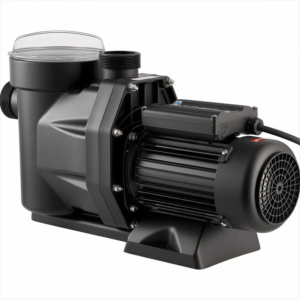 Baseino siurblys antžeminiams ir įkasamiems baseinams, masažinėms vonioms, SPA, 1300W vieno greičio su 24 valandų laikmačiu ir filtro krepšiu, vandens cirkuliacijos siurblys