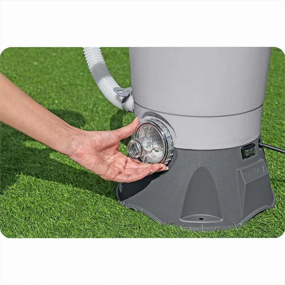 Baseino smėlio filtro siurblys, 3596 l/h srautas, 1100-16000 l baseinams, su 25 kg smėlio, 32mm žarnos jungtis