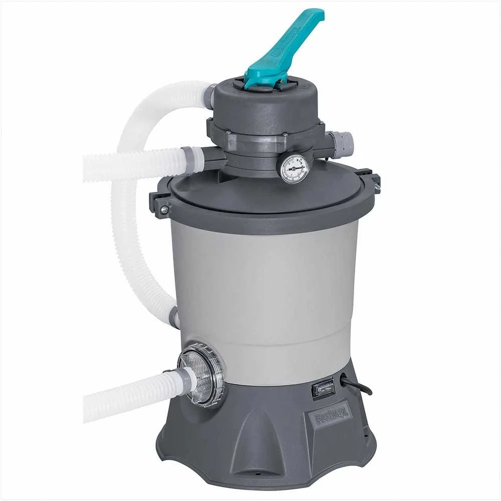 Baseino smėlio filtro siurblys, 3596 l/h srautas, 1100-16000 l baseinams, su 25 kg smėlio, 32mm žarnos jungtis