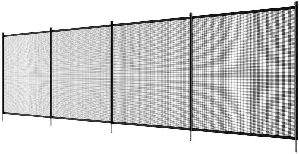 Baseino tvora 1.21 x 14.63 m, nuimama apsauginė tvora įleidžiamiems baseinams, vaikams, gyvūnams, lauko baseino atitvaras
