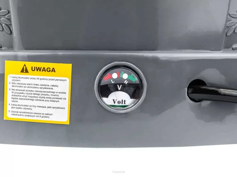 Powermat Baterijomis maitinamas purkštuvas, 16 litrų talpa, su antgaliais ir antgaliu, žemės ūkio purkštuvas, sodo kenkėjų kontrolės purkštuvas