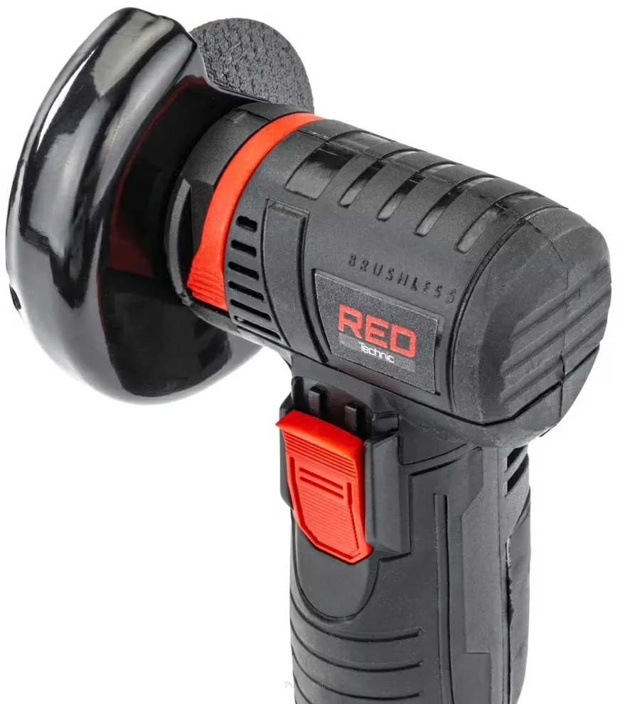 Belaidis mini kampinis šlifuoklis, 12V bešepetėlinis, 76mm diskas, su 7 diskais metalui, betonui, medienai, poliravimui