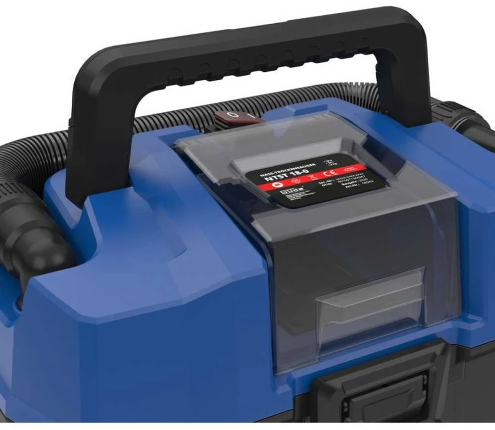 Belaidis šlapio ir sauso valymo dulkių siurblys, 18V, 10L talpa, su HEPA filtru, namų ir sodo valymui, nešiojamas dulkių siurblys, galingas siurbimas