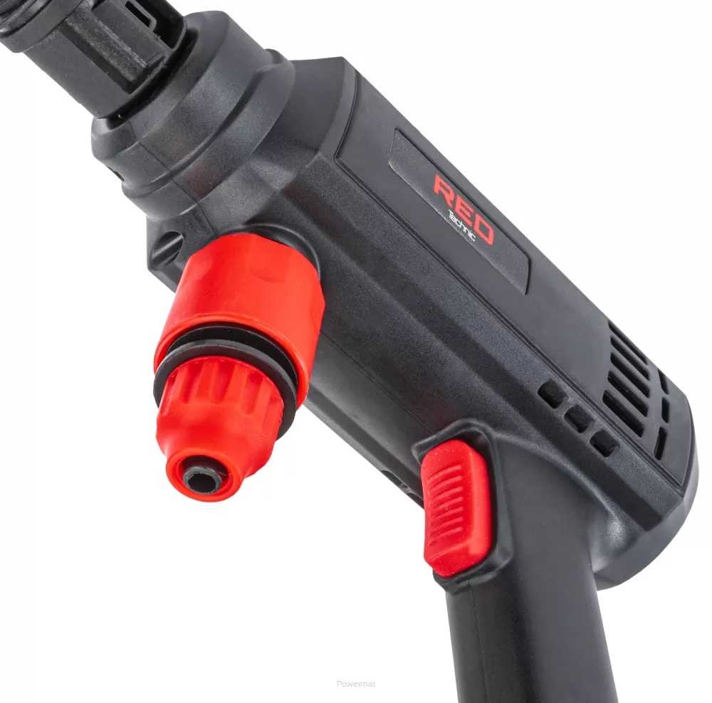 Red Technic Belaidis slėginis ploviklis, nešiojamas aukšto slėgio valiklis, automobilio ir terasos valymo rinkinys, 60 bar slėginis ploviklis