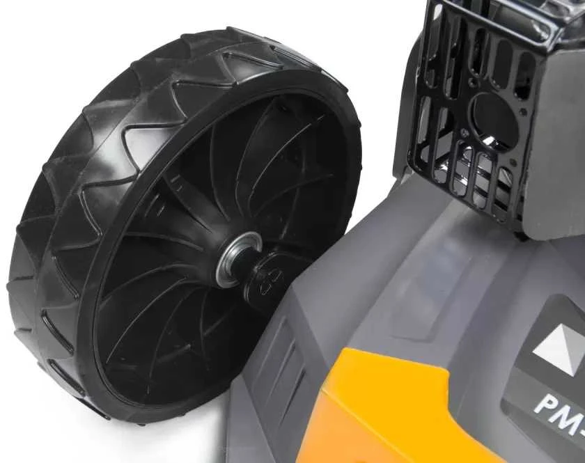 Powermat Benzininė vejapjovė, savaeigė, 510mm pjovimo plotis, su mulčiavimo funkcija, sodo priežiūrai, 7 HP variklis, 60L žolės surinktuvas