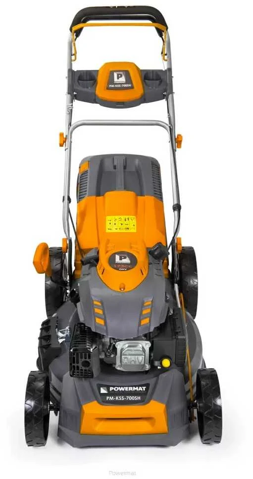 Powermat Benzininė vejapjovė, savaeigė, 510mm pjovimo plotis, su mulčiavimo funkcija, sodo priežiūrai, 7 HP variklis, 60L žolės surinktuvas