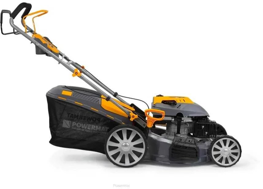 Powermat Benzininė vejapjovė, savaeigė, 510mm pjovimo plotis, su mulčiavimo funkcija, sodo priežiūrai, 7 HP variklis, 60L žolės surinktuvas
