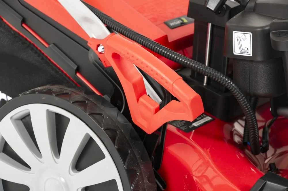 Benzininė vejapjovė su elektriniu starteriu ir 51 cm pjovimo pločiu, vejapjovė, benzininė vejapjovė, vejapjovė sodui