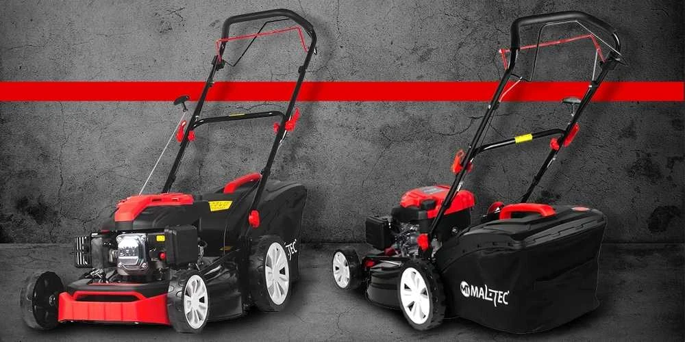 Benzininė vejapjovė, su pavara, 51cm pjovimo plotis, 60L žolės surinktuvas, reguliuojamas aukštis, sodo ir vejos priežiūrai