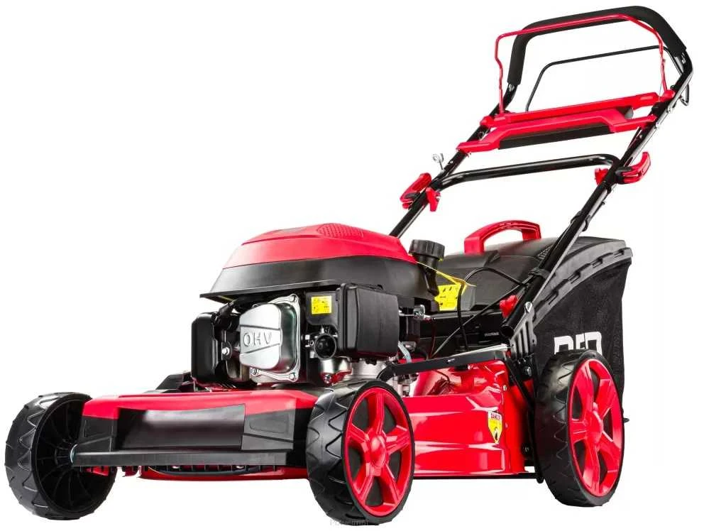 Benzininė vejapjovė, su savaeige pavara, 7 HP, 51 cm pjovimo plotis, 60L žolės surinktuvas, mulčiavimo funkcija