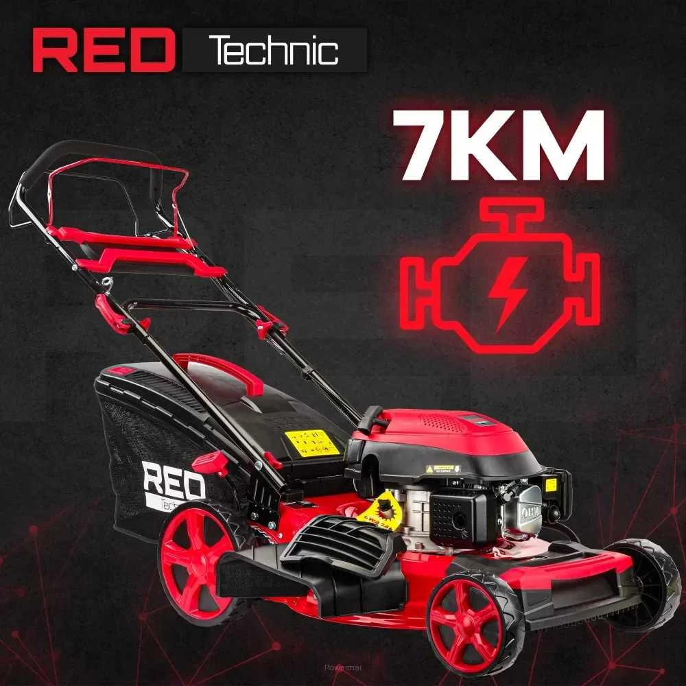 Benzininė vejapjovė, su savaeige pavara, 7 HP, 51 cm pjovimo plotis, 60L žolės surinktuvas, mulčiavimo funkcija