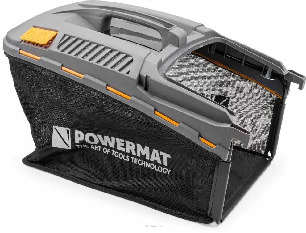 Powermat Benzininė vejapjovė su savaeige pavara, 5 HP, 40L krepšys, namų sodui, efektyvus žolės pjovimas, mulčiavimo funkcija