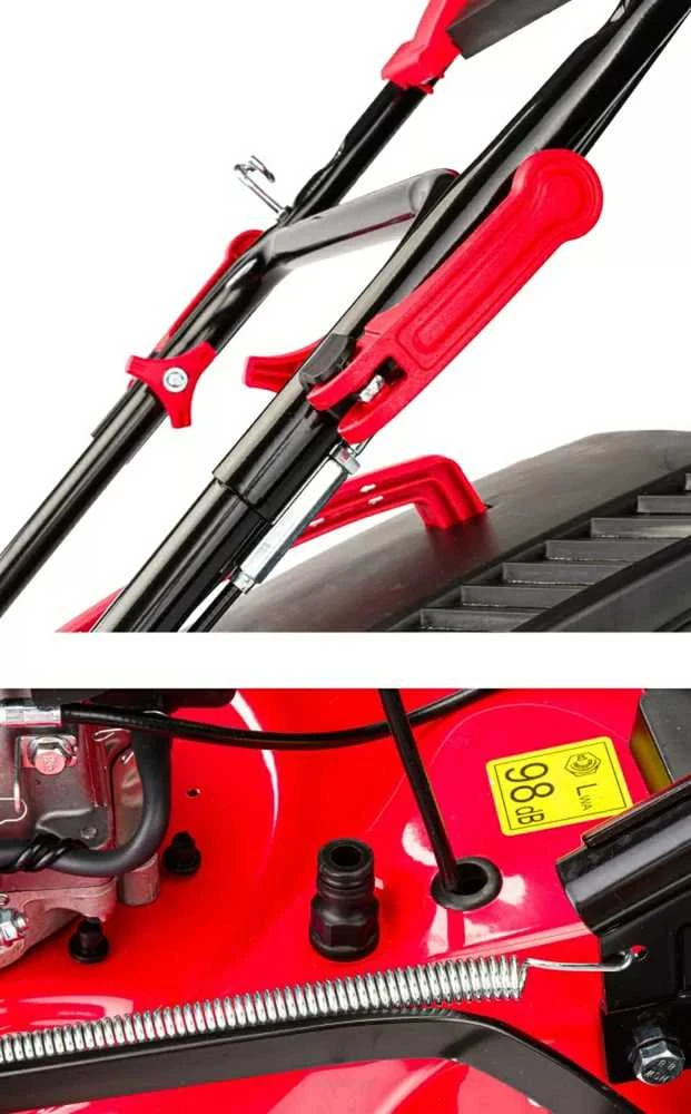Benzininė vejapjovė, su savaeige pavara, 7 HP, 51 cm pjovimo plotis, 60L žolės surinktuvas, mulčiavimo funkcija
