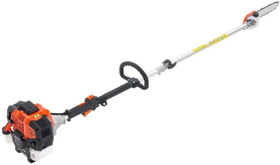 Benzininis genėjimo pjūklas, 33CC 2 taktų belaidis benzininis genėjimo pjūklas, 20.3cm pjovimo juosta, išplečiamas medžių genėtuvas, galingas grandininis pjūklas medžių genėjimui