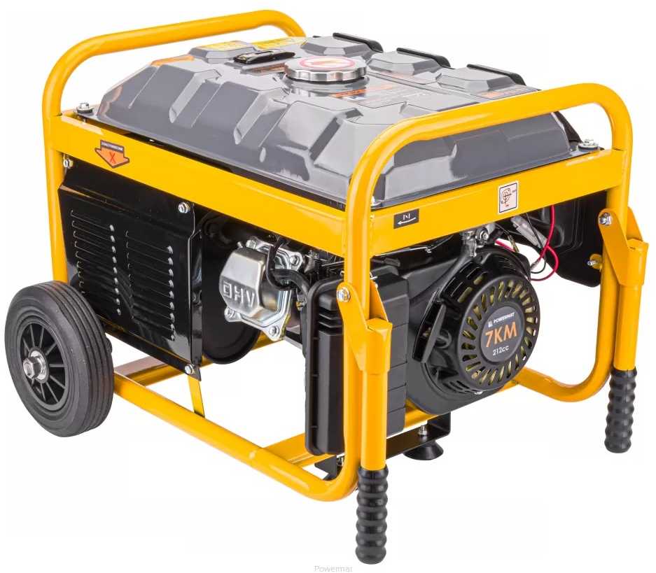 Benzininis generatorius, 3000W, 230V/400V, su AVR, elektrinis paleidimas, nešiojamas elektros generatorius statyboms ir sodui