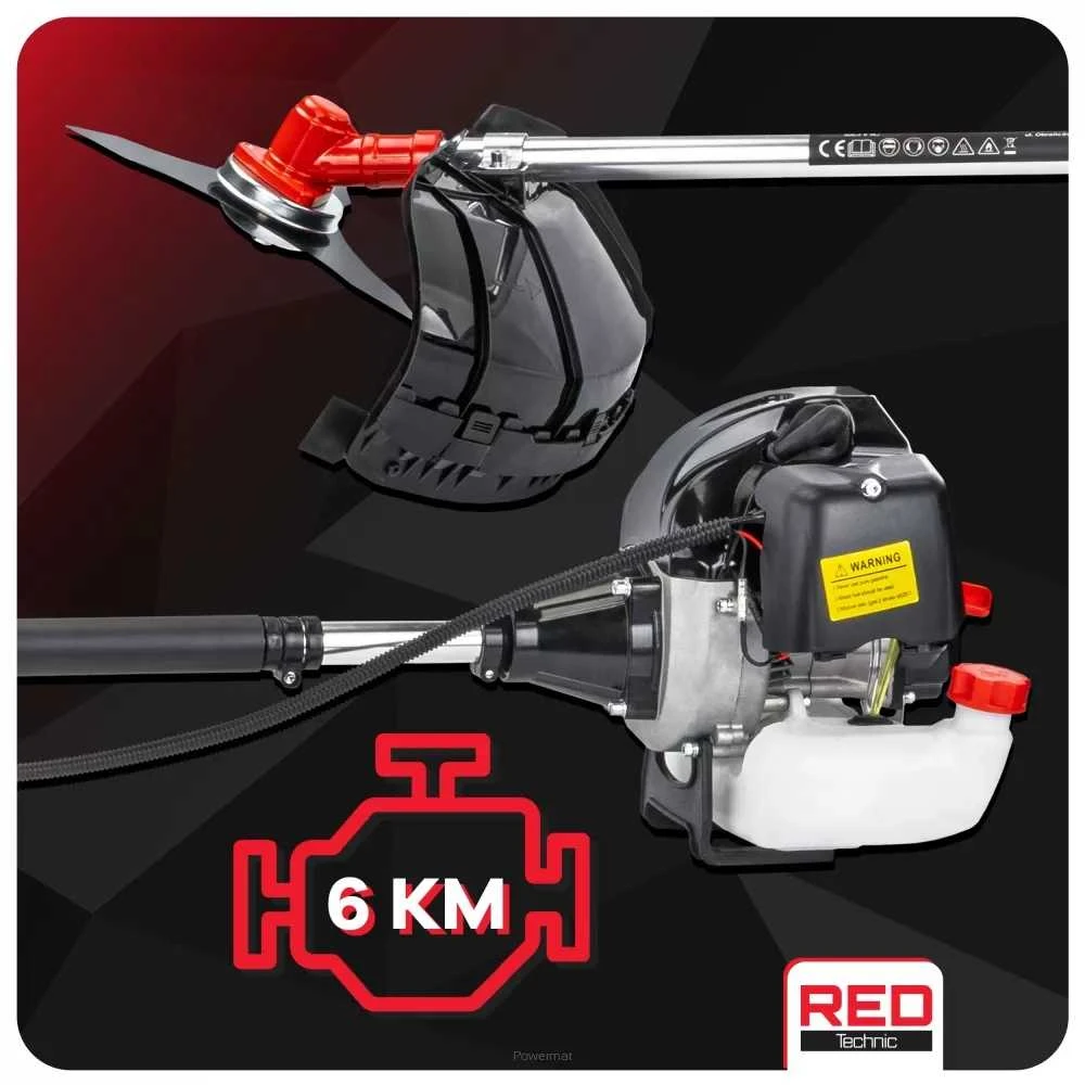 Red Technic Benzininis trimeris / krūmapjovė Raudona Technic RTKS0150, 1,65 kW