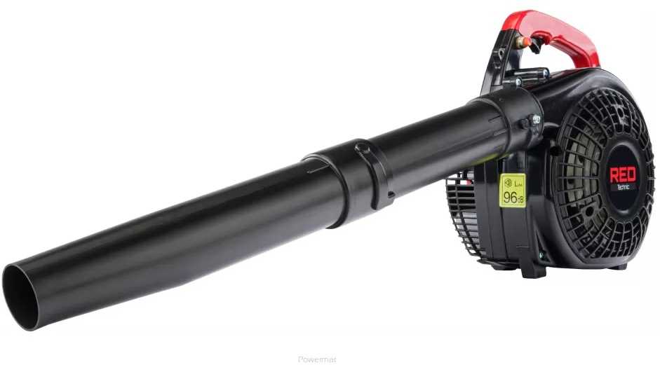 Red Technic Benzininis lapų pūstuvas, 2-taktis variklis, 770 m³/h oro srautas, 0.4 L kuro bakas, sodo sniego pūstuvas, galinga turbina