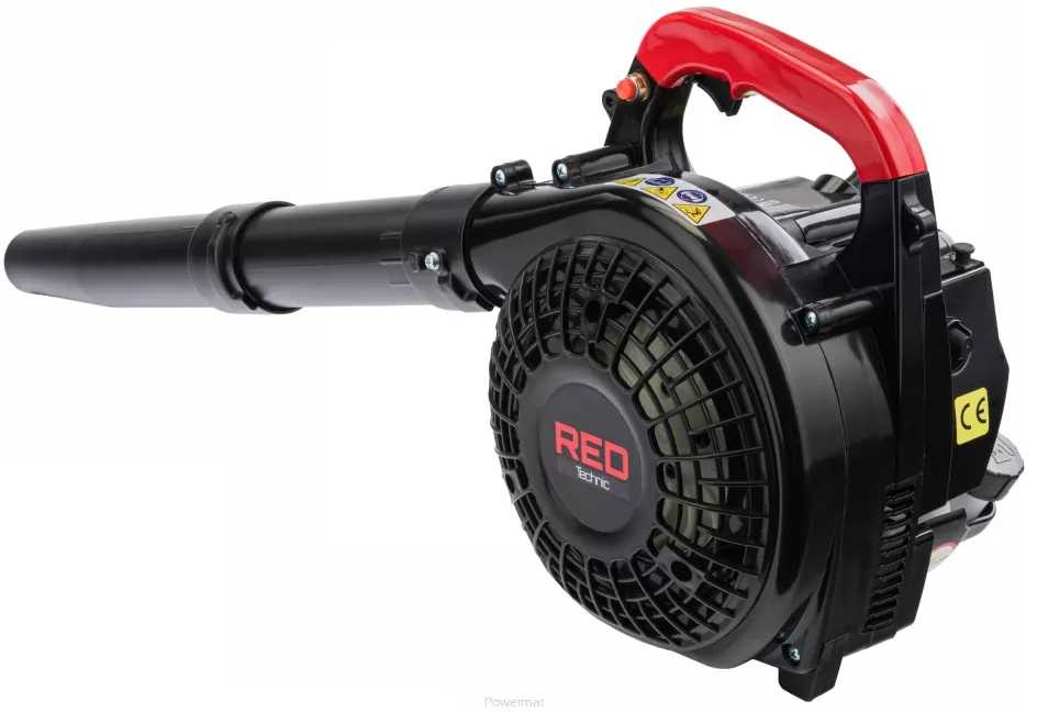 Red Technic Benzininis lapų pūstuvas, 2-taktis variklis, 770 m³/h oro srautas, 0.4 L kuro bakas, sodo sniego pūstuvas, galinga turbina