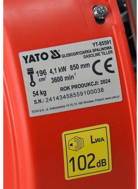Benzininis sodo kultivatorius, dirvožemio kultivatorius sodui, sunkusis rotacinis kultivatorius, 196 cm³ variklis, 850 mm darbinis plotis