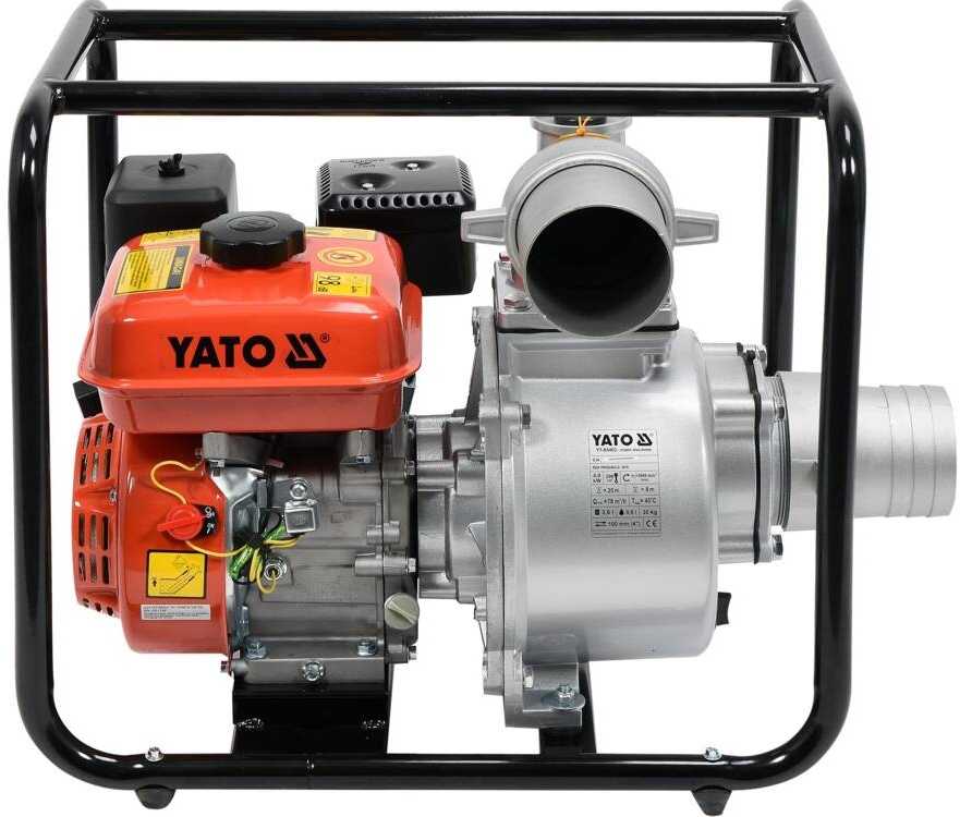 YATO benzininis vandens siurblys 4" 7,7HP 96m3/h 85403