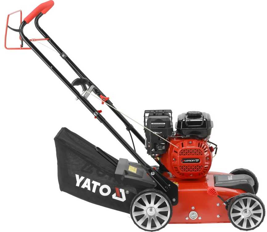 Yato Benzininis vejos skarifikatorius ir aeratorius, 2-in-1 sodo įrankis, 38 cm darbinis plotis, vejos priežiūrai ir atgaivinimui