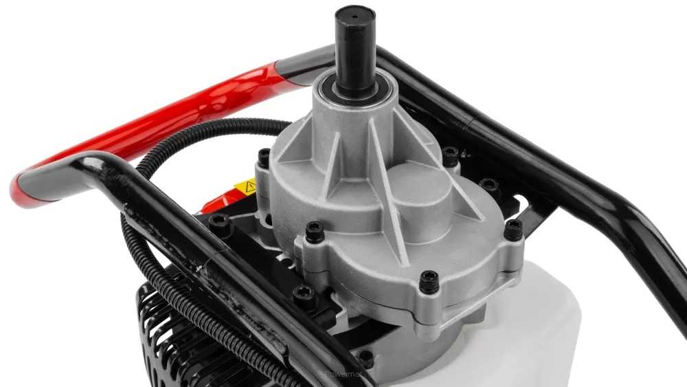 Red Technic Raudona Technic Benzinins žemės grąžtas Raudona Technic RTSWG0106 su 3 grąžtais ir prailgintuvu