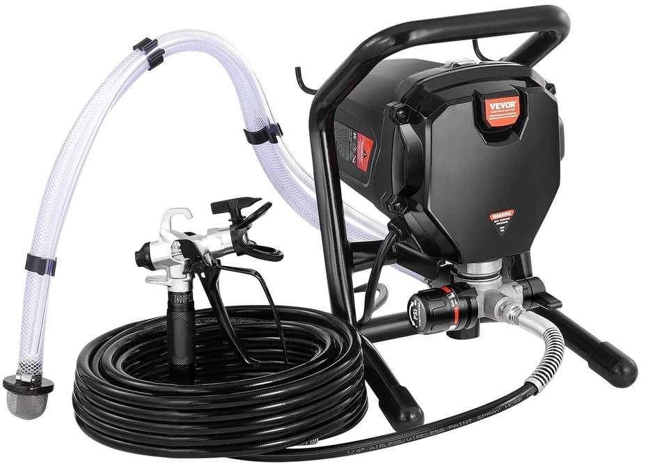 Beoris dažų purkštuvas 750W, 7.6m žarna, elektrinis, rankinis, purškimo pistoletas, dažymo įrenginys