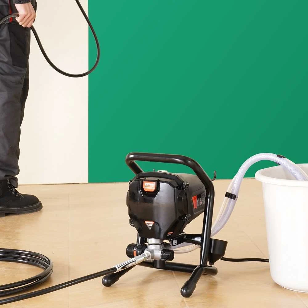 Beoris dažų purkštuvas 750W, 7.6m žarna, elektrinis, rankinis, purškimo pistoletas, dažymo įrenginys