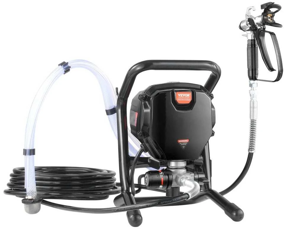 Beoris dažų purkštuvas 750W, 7.6m žarna, elektrinis, rankinis, purškimo pistoletas, dažymo įrenginys