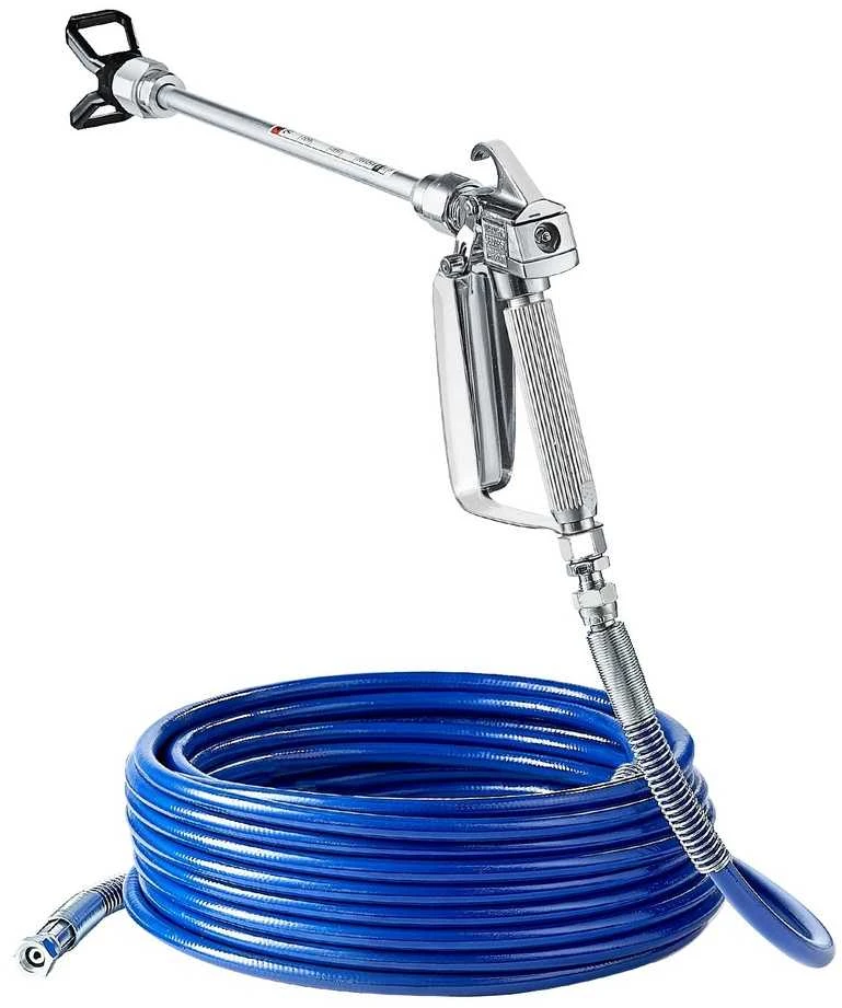 Beoris dažų purkštuvas ir žarnos rinkinys, 3600 PSI, su prailginimo strypais ir filtrais, dažų purkštuvo rinkinys