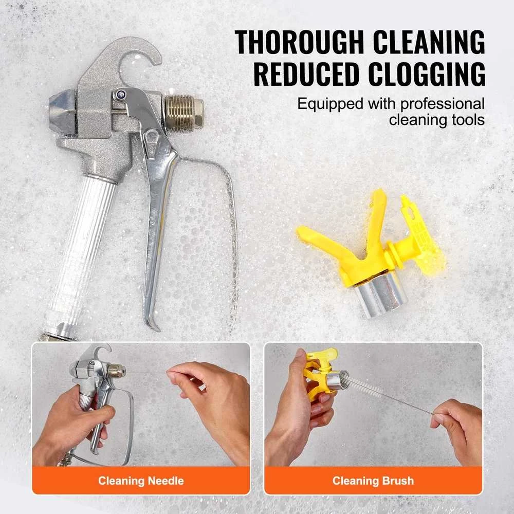 Beoris dažų purkštuvas su vežimėliu, 1100W, 2.0L/min, dažymo įranga, elektrinis membraninis purkštuvas, dažų purškimo sistema