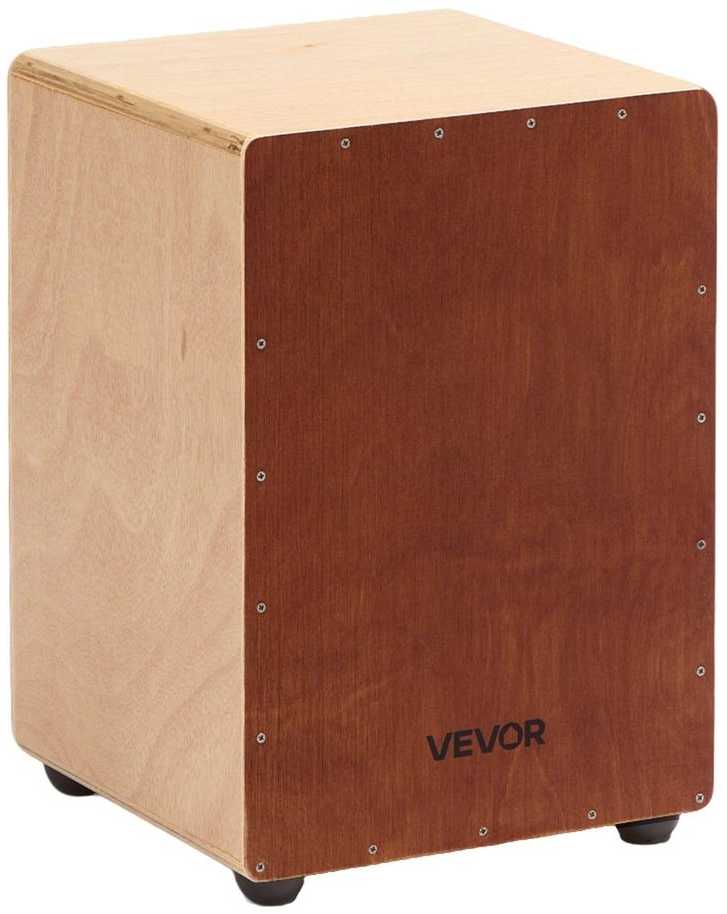 VEVOR Cajon būgnelis su užtemtukais ir dėklu