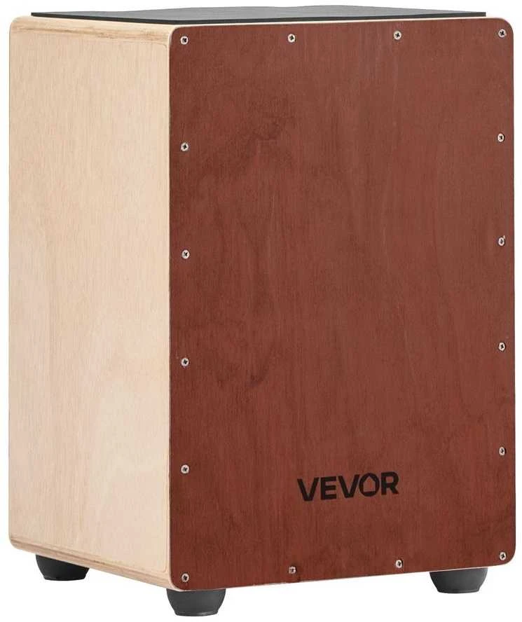 Beržo medienos Cajon dėžinis būgnas, nešiojamas mušamasis instrumentas, su snare vielomis, pradedantiesiems ir profesionalams, muzikinis dėžinis būgnas muzikos mylėtojams