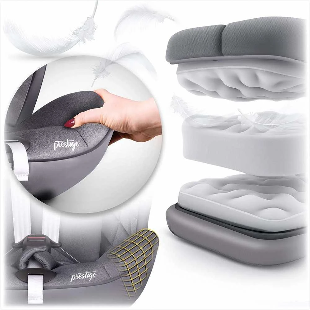 Aero Besisukanti automobilinė kėdutė, 0-36 kg, Isofix, vaikams, šoninė apsauga, reguliuojama galvos atrama