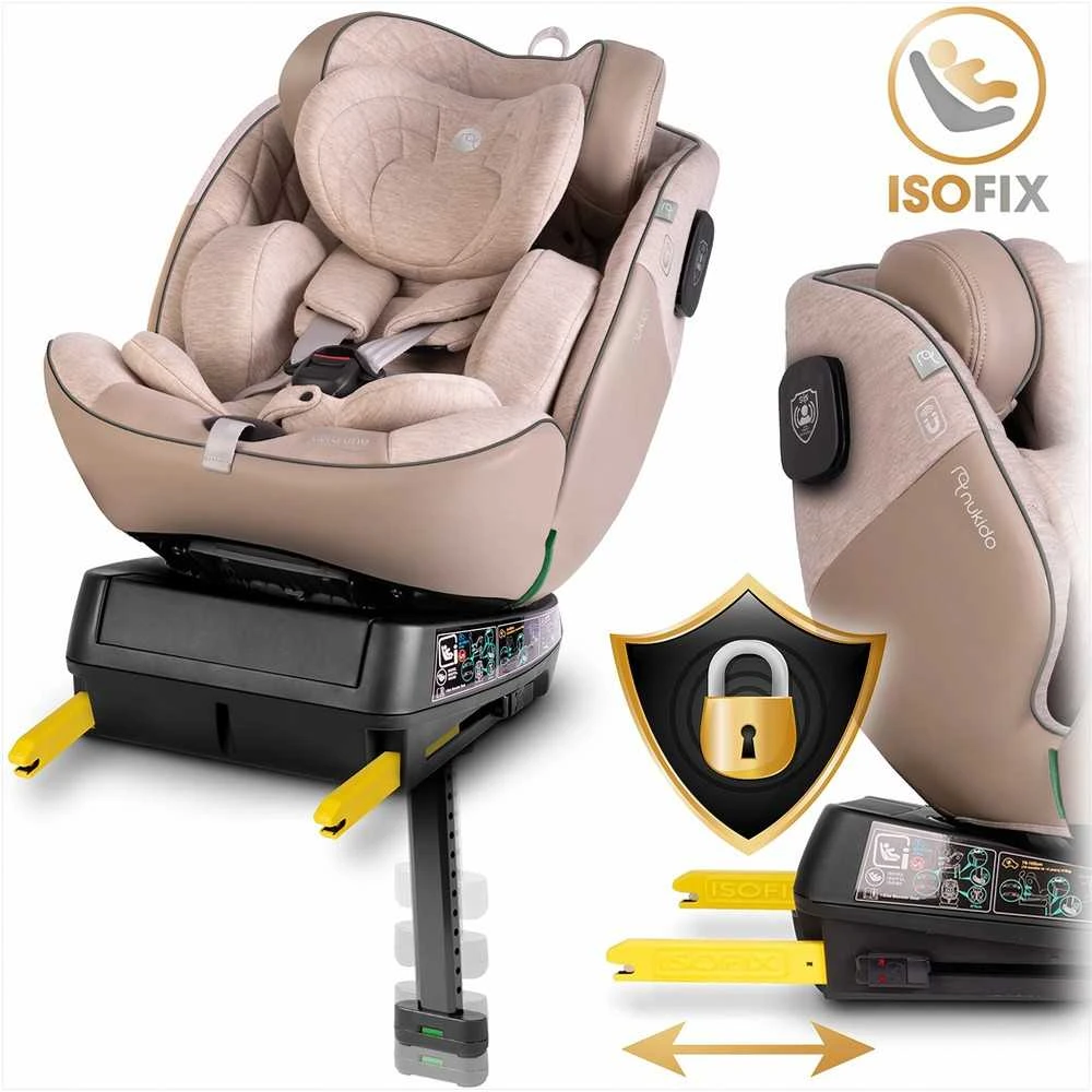 Mimoka Besisukanti automobilinė kėdutė, 0-36 kg, Isofix, vaikams, šoninio smūgio apsauga, patogios kelionės, ilgalaikis naudojimas