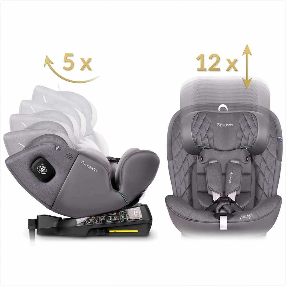 Aero Besisukanti automobilinė kėdutė, 0-36 kg, Isofix, vaikams, šoninė apsauga, reguliuojama galvos atrama