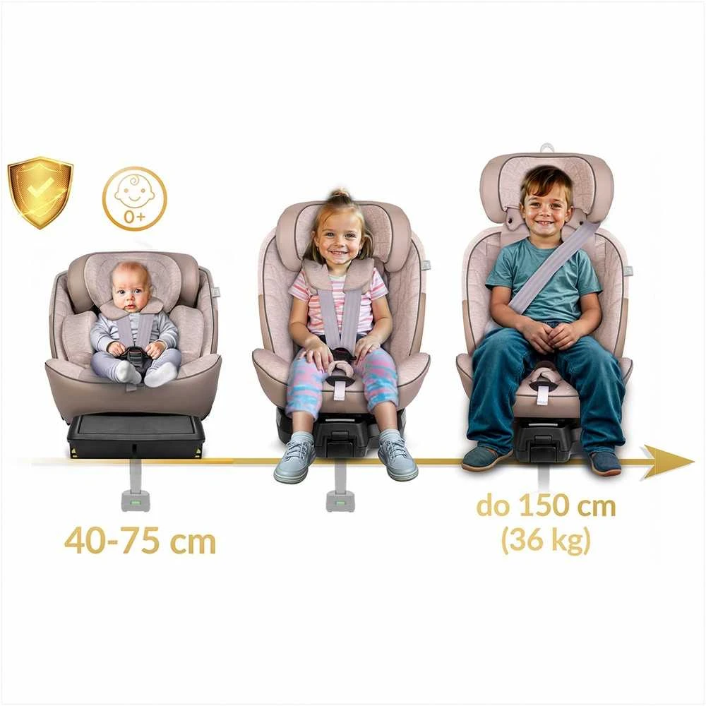 Mimoka Besisukanti automobilinė kėdutė, 0-36 kg, Isofix, vaikams, šoninio smūgio apsauga, patogios kelionės, ilgalaikis naudojimas