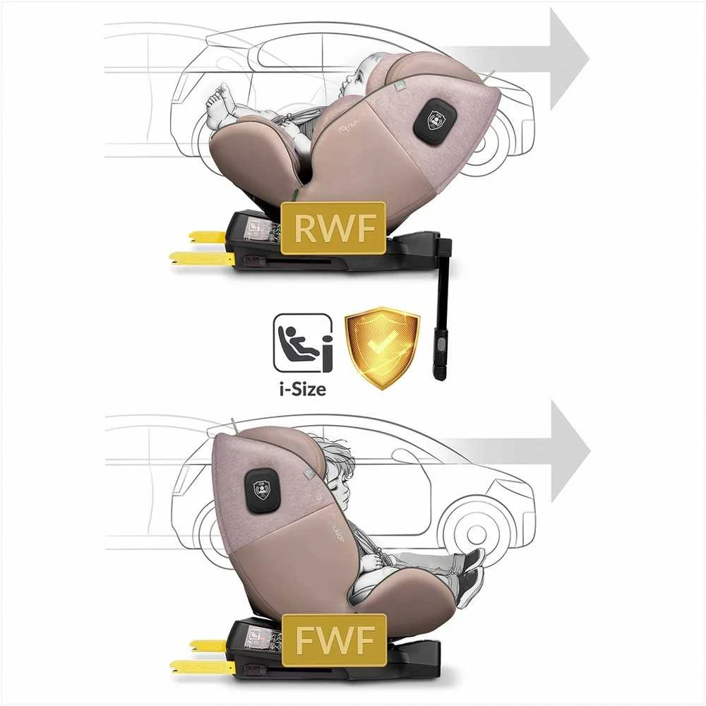 Mimoka Besisukanti automobilinė kėdutė, 0-36 kg, Isofix, vaikams, šoninio smūgio apsauga, patogios kelionės, ilgalaikis naudojimas