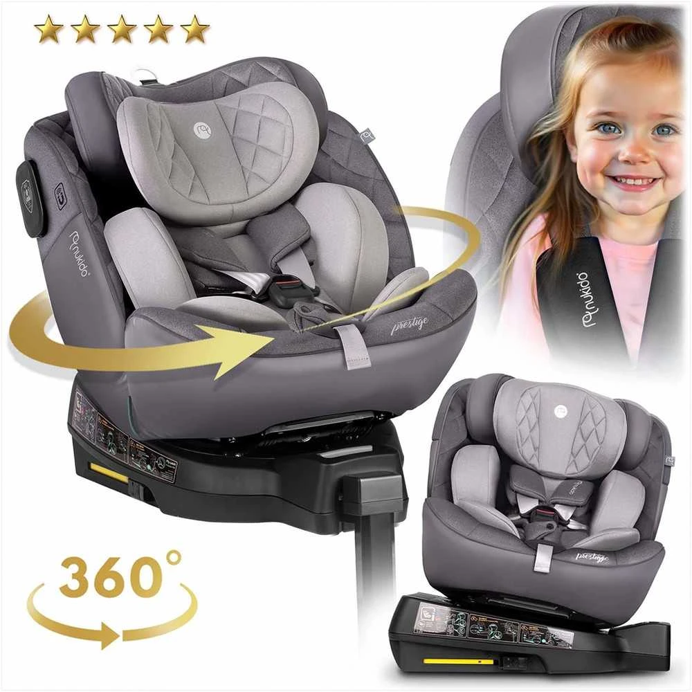 Aero Besisukanti automobilinė kėdutė, 0-36 kg, Isofix, vaikams, šoninė apsauga, reguliuojama galvos atrama