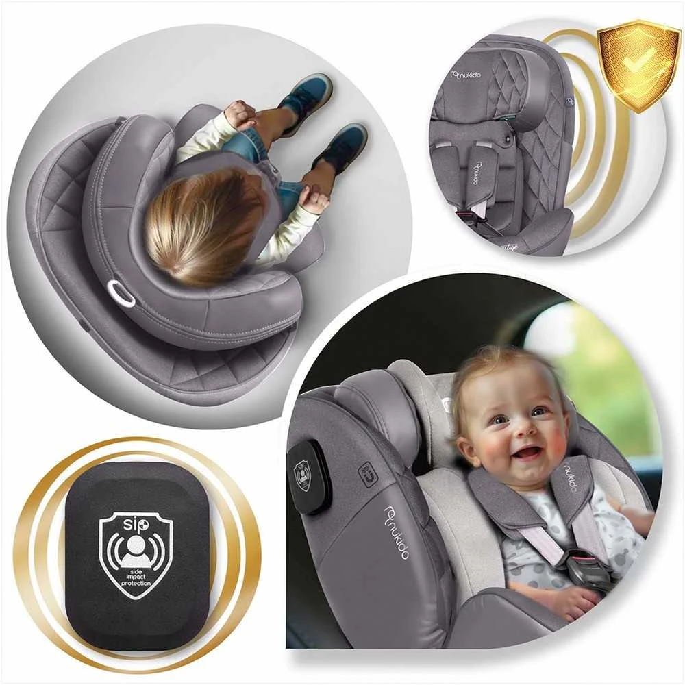 Aero Besisukanti automobilinė kėdutė, 0-36 kg, Isofix, vaikams, šoninė apsauga, reguliuojama galvos atrama