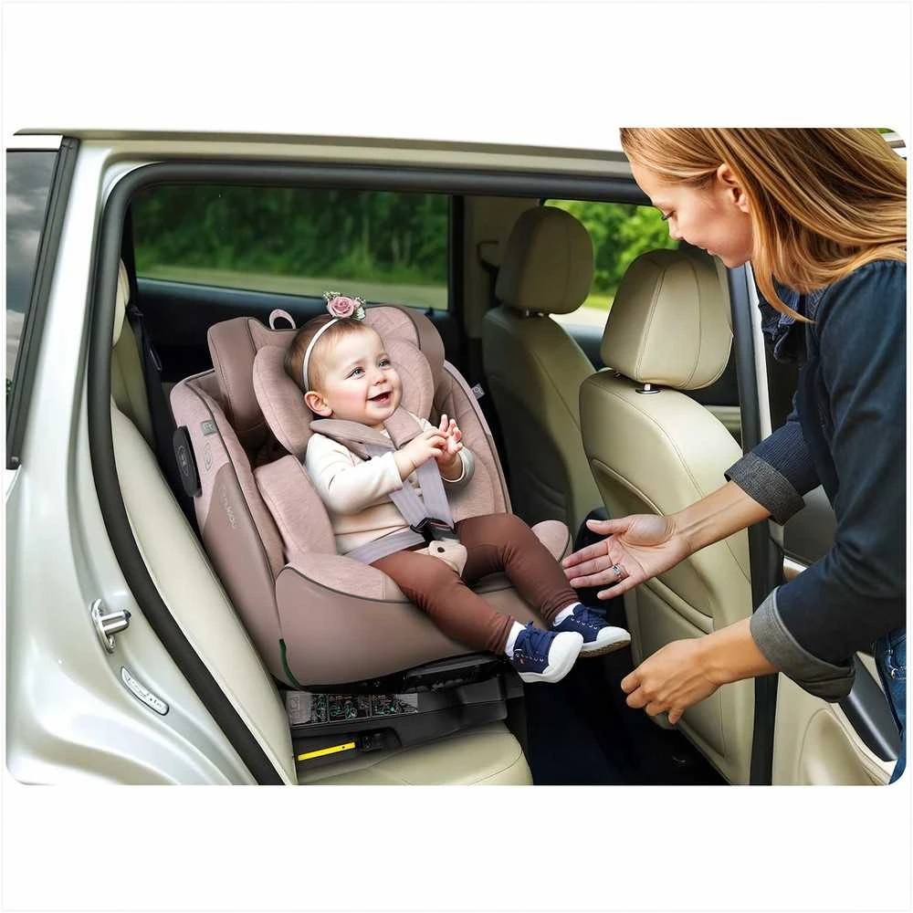 Mimoka Besisukanti automobilinė kėdutė, 0-36 kg, Isofix, vaikams, šoninio smūgio apsauga, patogios kelionės, ilgalaikis naudojimas